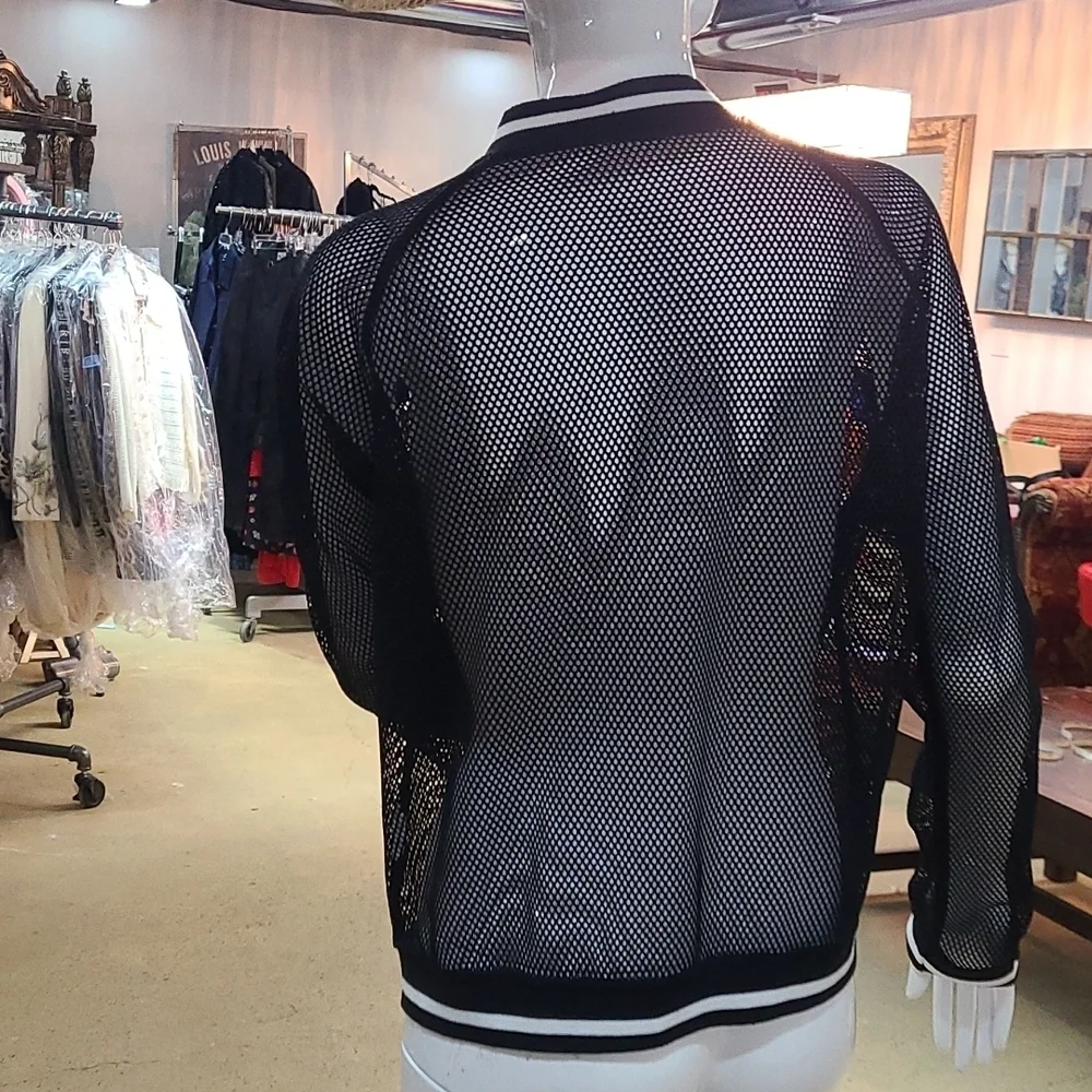Netted Jersey Jacket - Picture 3 of 7